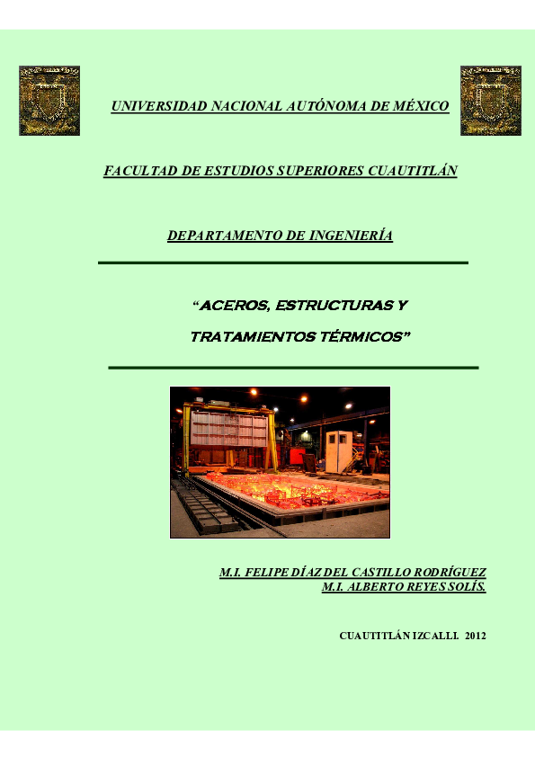 PDF) Tratamientos termicos de los aceros | Miriam Odette - Academia.edu