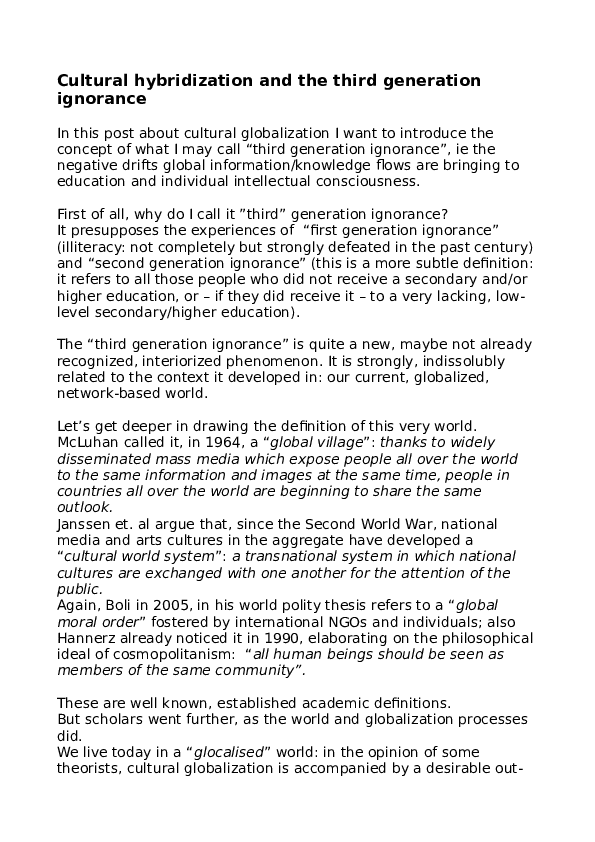 The cost of cultural ignorance picture