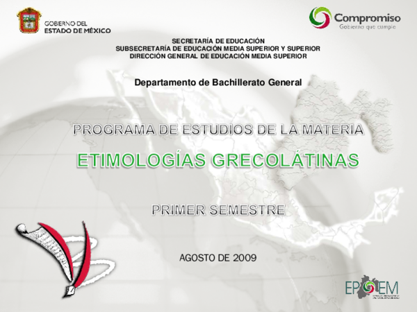 (PDF) Etimologías Grecolatinas