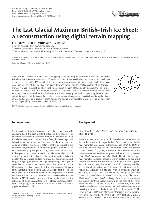 PDF The Last Glacial Maximum - Mini Magick20190223 737 Brbxby 