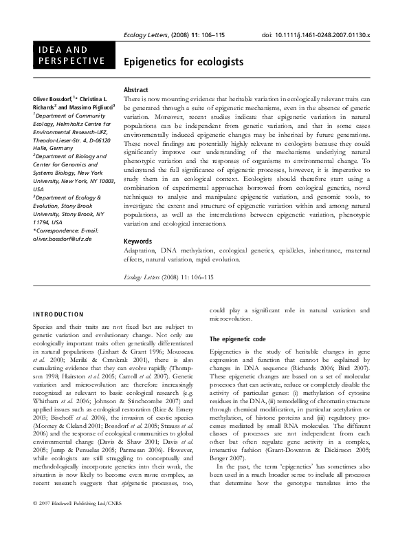 Epigenetic factors picture