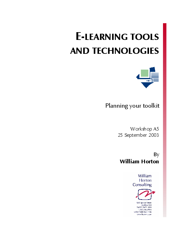 (PDF) Pervasive Learning Tools and Technologies