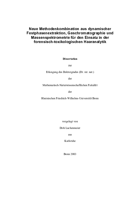 Dissertation massenspektrometrie image