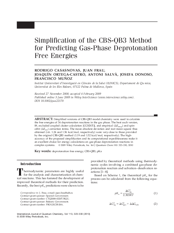 (PDF) Simplification of the CBS-QB3 method for predicting gas-phase ...