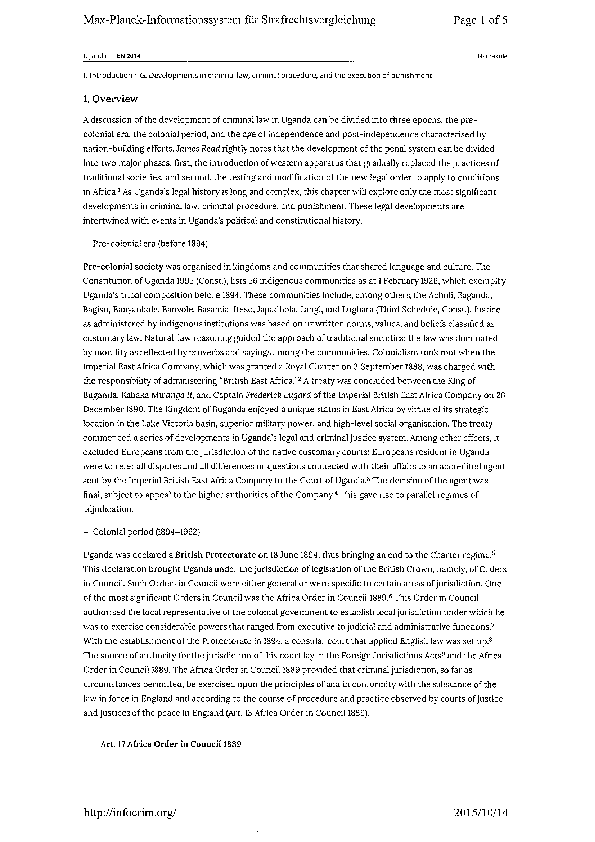 Pdf Development Of Criminal Law Criminal Procedure And Execution Of