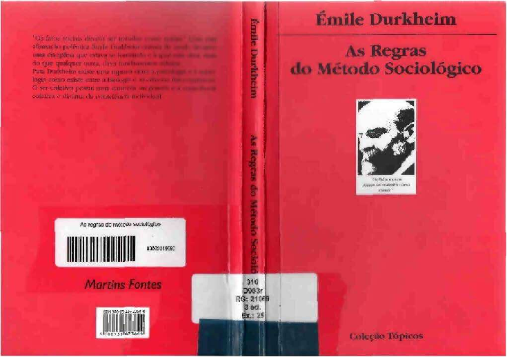 As Regras Do Método Sociológico Pdf Émile Durkheim Mobile Legends As Regras Do Método Sociológico Pdf Émile Durkheim Mobile Legends