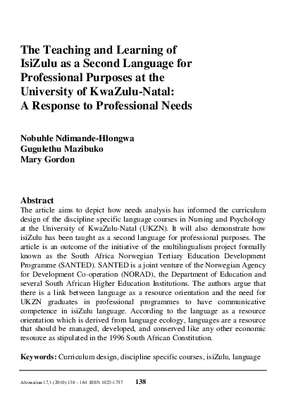 Kwakungelula essay in zulu image