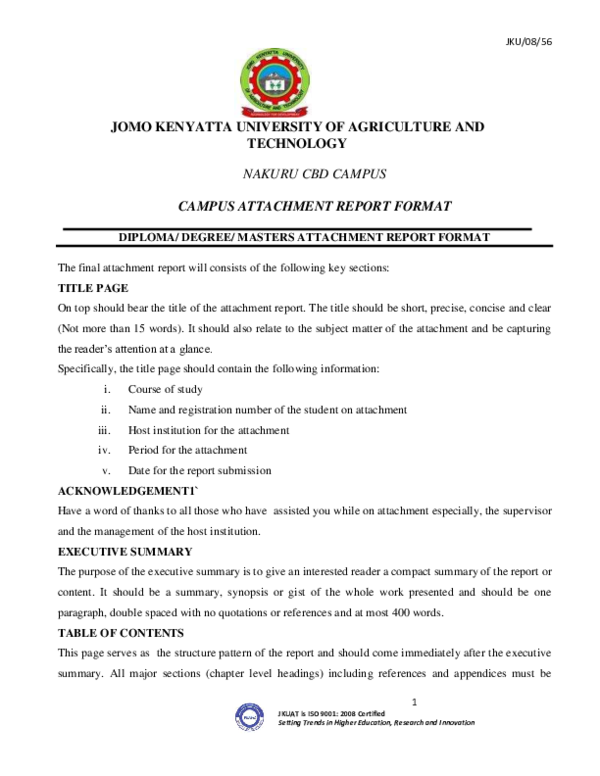 (PDF) ATTACHMENT REPORT FORMAT
