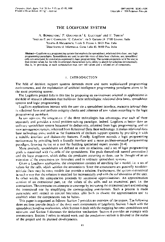(PDF) The logiform system