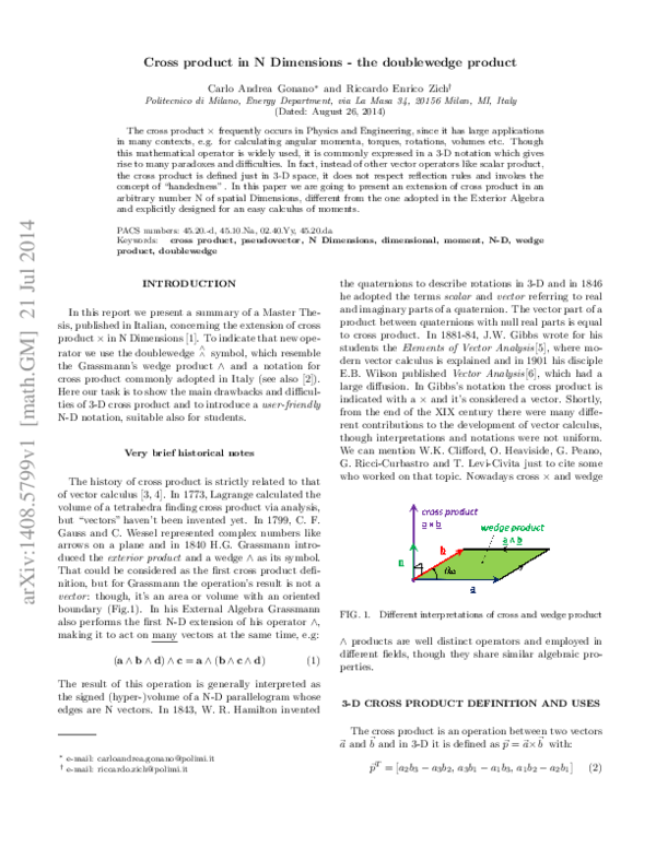 PDF) ND x product and curl - article - ENG