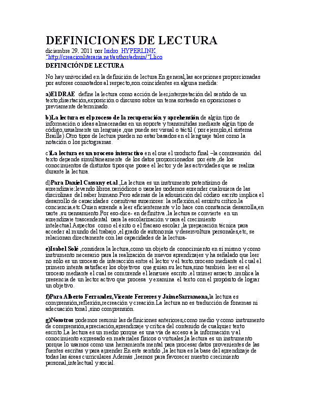 (DOC) DEFINICIONES DE LECTURA Katty Rocafuerte