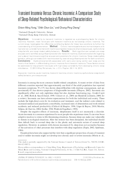 Psychological insomnia image