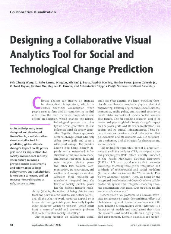 (PDF) Designing a Collaborative Visual Analytics Tool for Social and ...