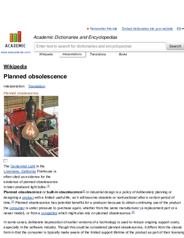 Download Vance packard planned obsolescence For Android Free