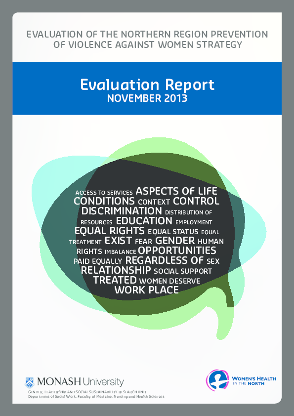(PDF) EVALUATION OF THE NORTHERN REGION PREVENTION OF VIOLENCE AGAINST ...