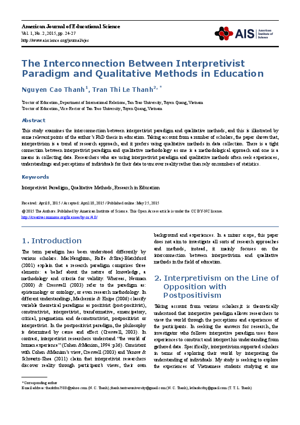 Importance of research paradigm image