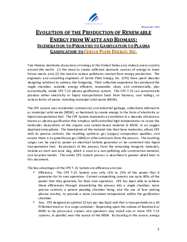 (PDF) Evolution of the Production of Renewable Energy