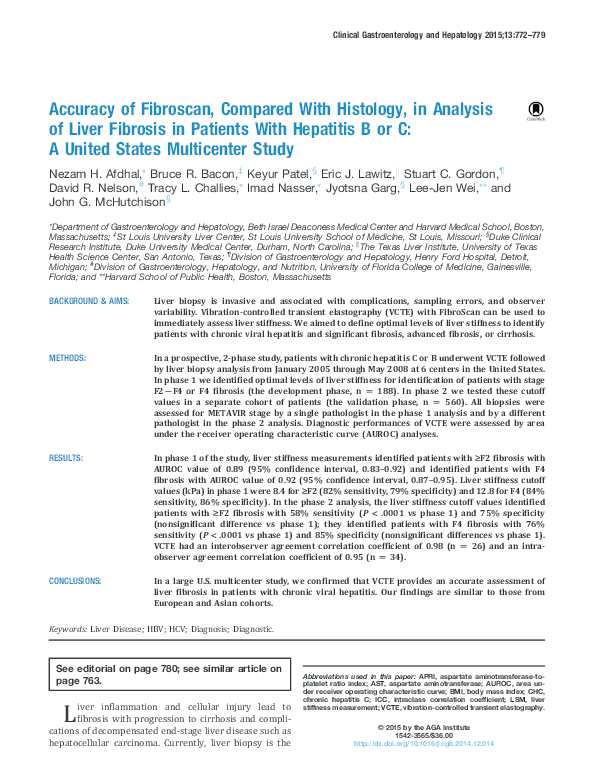 Iqr fibroscan