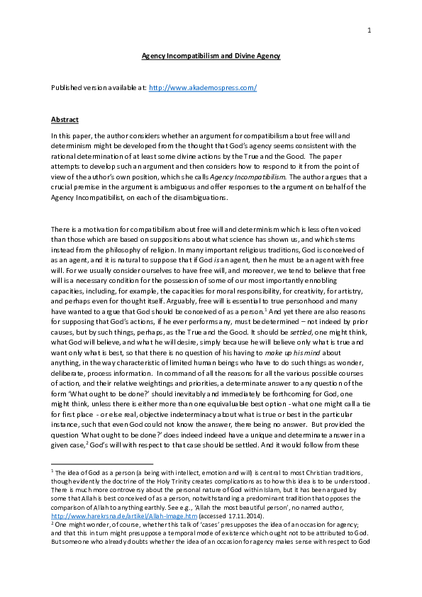 Hard incompatibilism picture