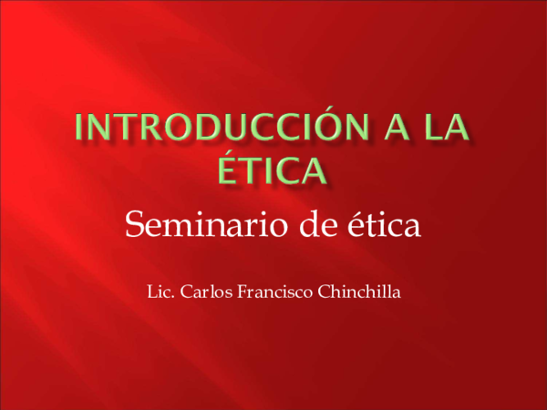 (PDF) Introducción a la ética