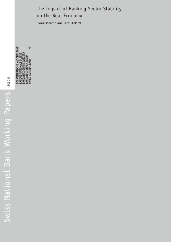 (PDF) The Impact of Banking Sector Stability on the Real Economy