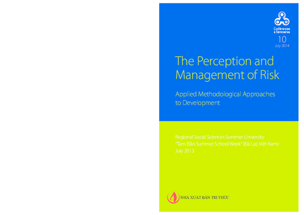 (PDF) The Perception and Management of Risk. Applied Methodological ...