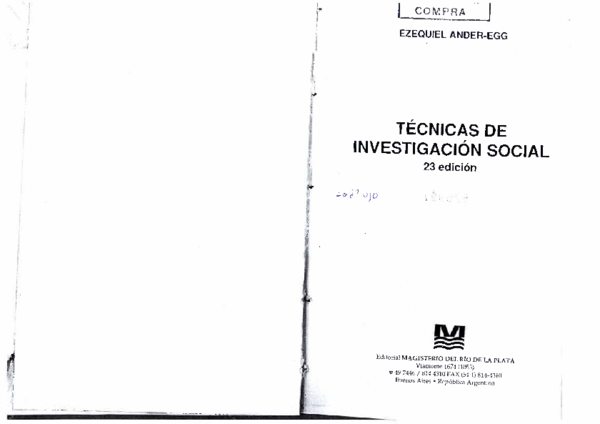 (PDF) TECNICAS DE INVESTIGACION SOCIAL EGGS