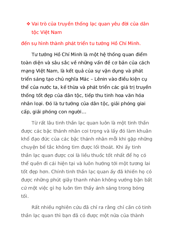 First page of “Tư tưởng”