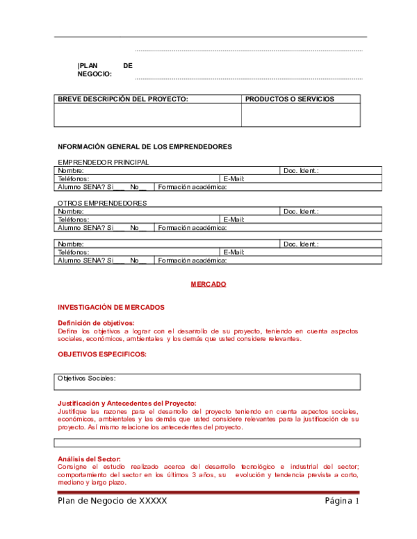 (DOC) Plantilla Fondo Emprender Nueva 1