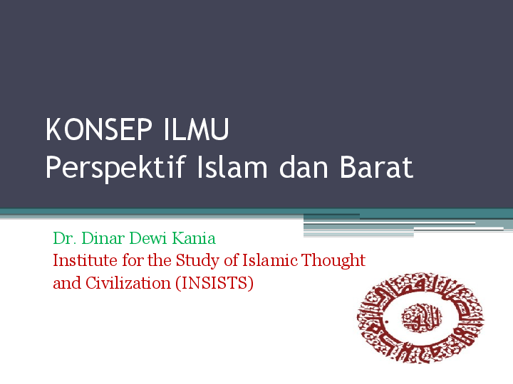 Konsep Ilmu Islam Dan Barat Abu Haura Academia Edu