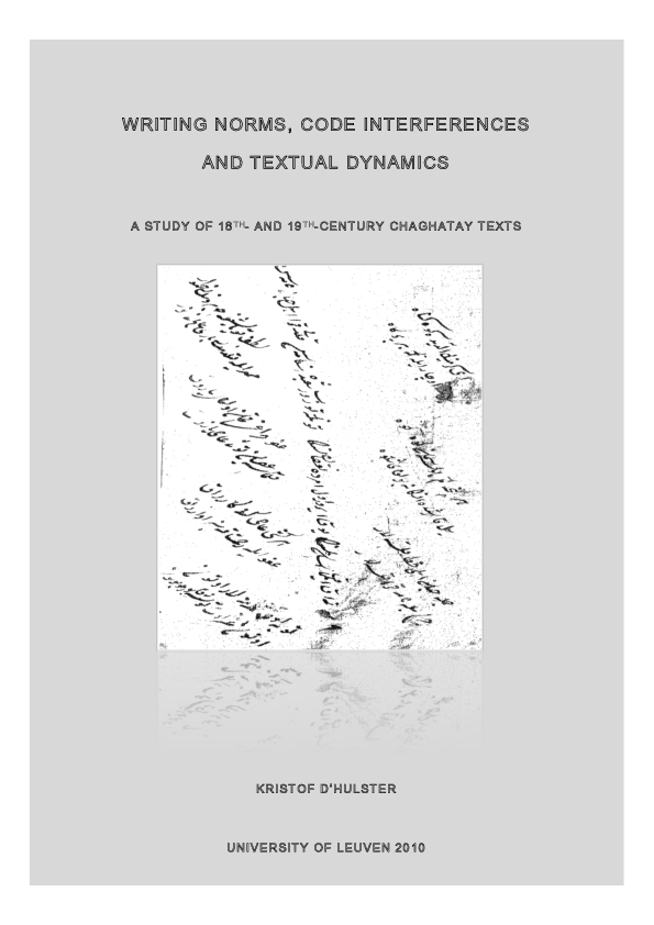 (PDF) Writing Norms, Code Interferences and Textual Dynamics. A Study ...