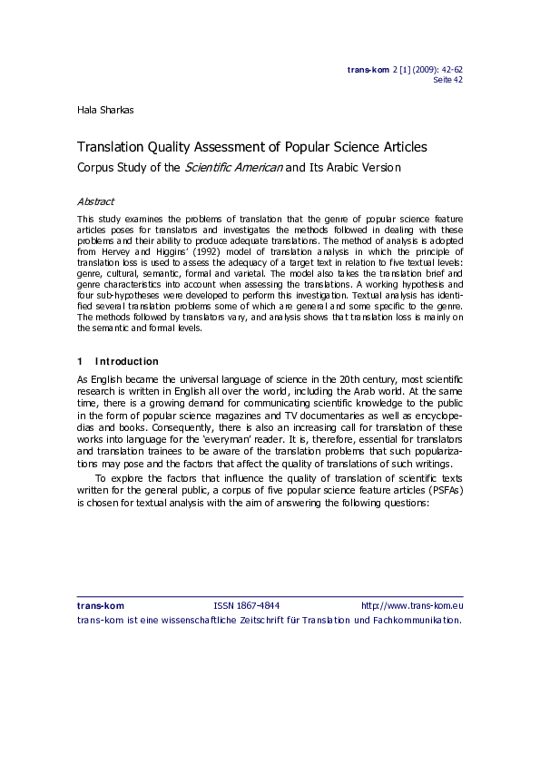 (PDF) translation