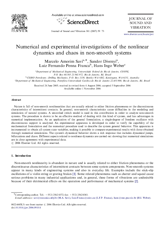 (PDF) Numerical and Experimental Investigations of Production of Non ...
