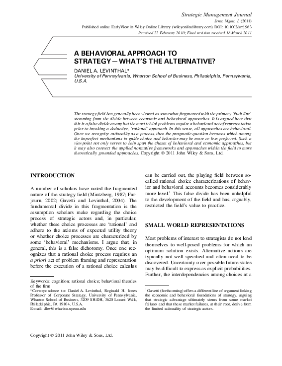 Evaluating and choosing alternatives picture
