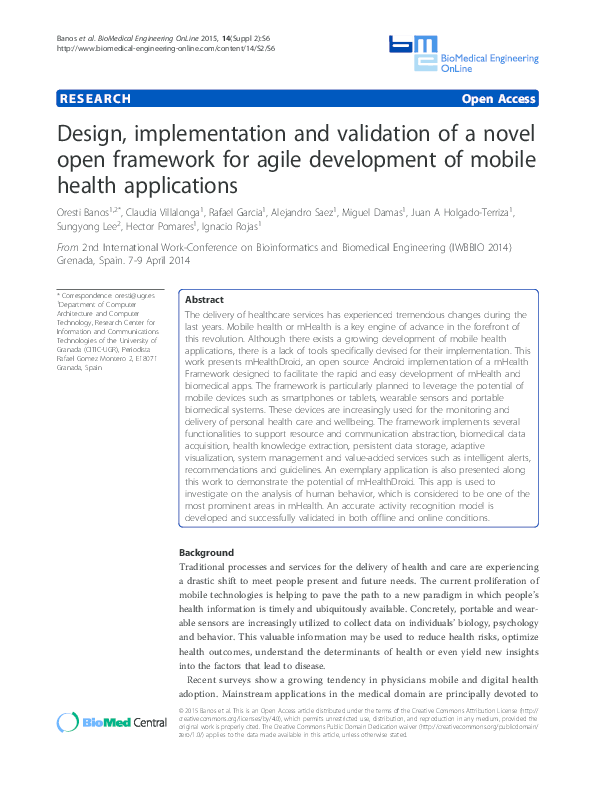 (PDF) Design, implementation and validation of a novel open framework ...