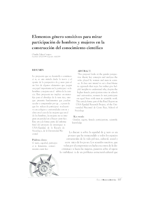 PDF Elementos G nero Sensitivos Para Mirar La Participaci n De 