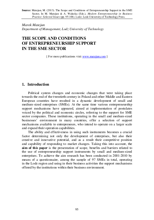 State any five importance of smes image