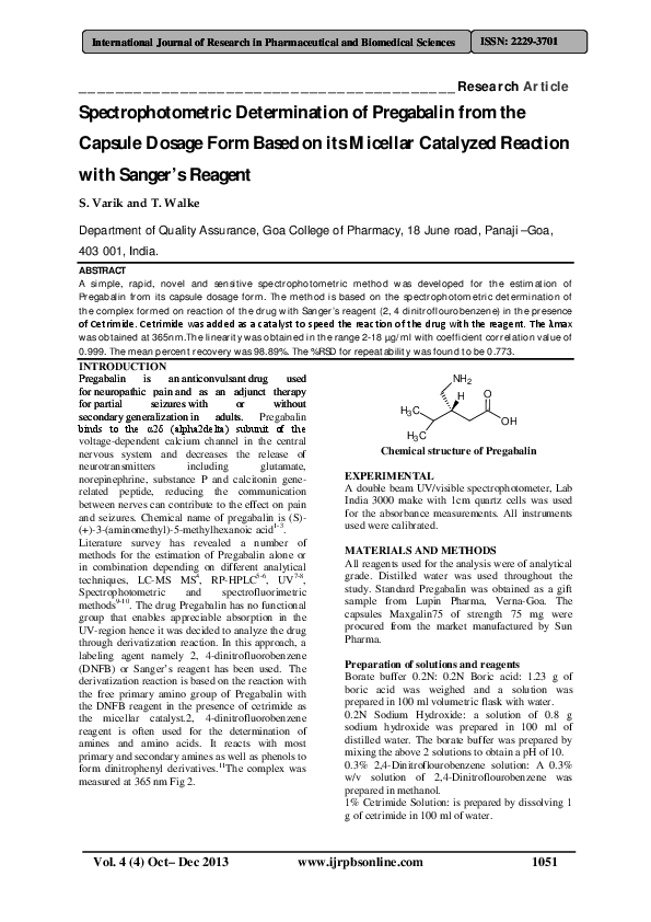 Pregabalin thesis image