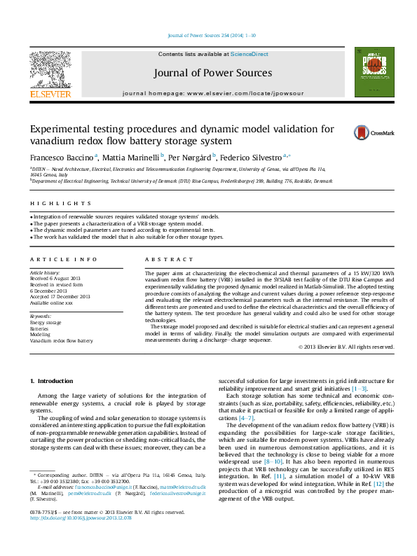 (PDF) Experimental testing procedures and dynamic model validation for ...
