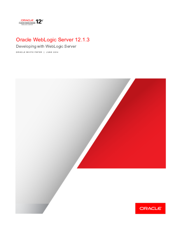 Securing Weblogic Server 12c Pdf