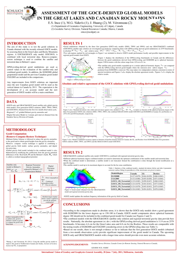 (PDF) Assessment of the GOCE-derived Global Models in the Great Lakes ...