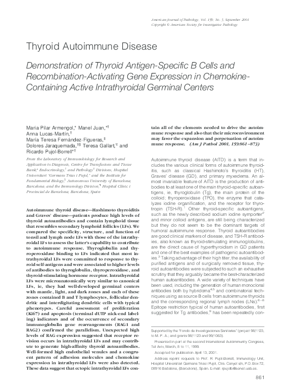 (PDF) Thyroid Autoimmune Disease