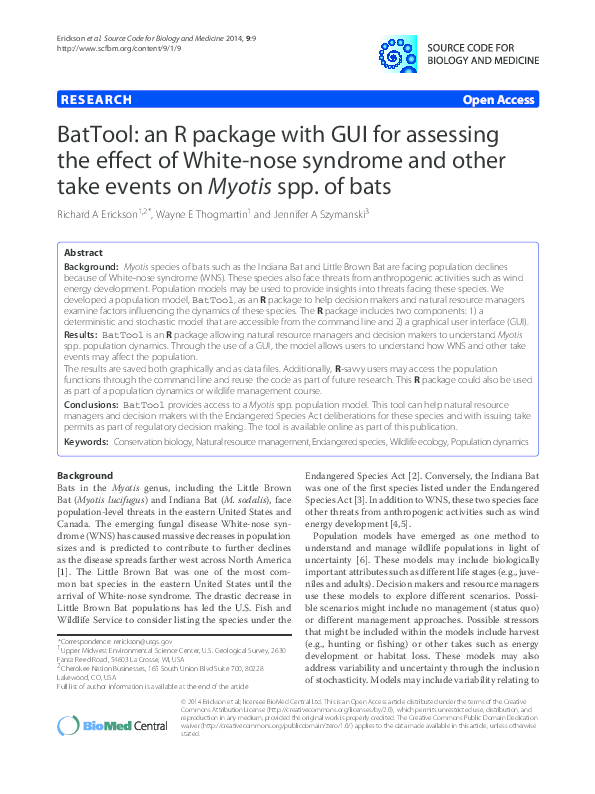 (PDF) BatTool: an R package with GUI for assessing the effect of White ...