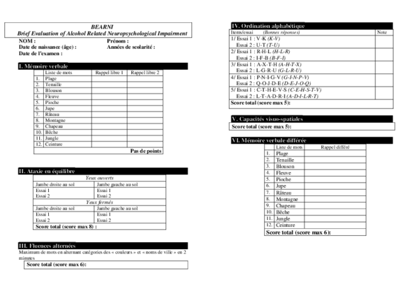 (PDF) Validation of a Brief Screening Tool for Alcohol-Related ...