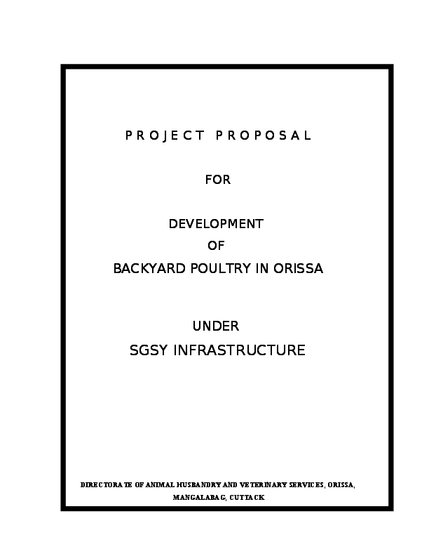 PDF) PROJECT PROPOSAL