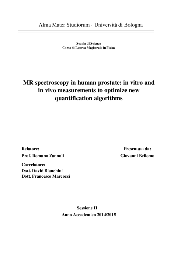 corso di prostata mri