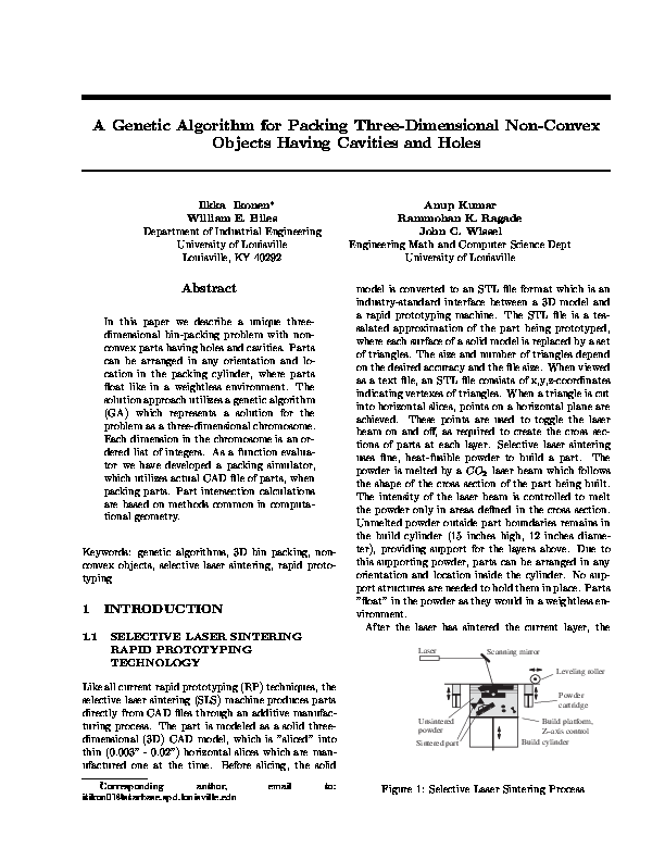 (PDF) A genetic algorithm for packing three-dimensional non-convex ...