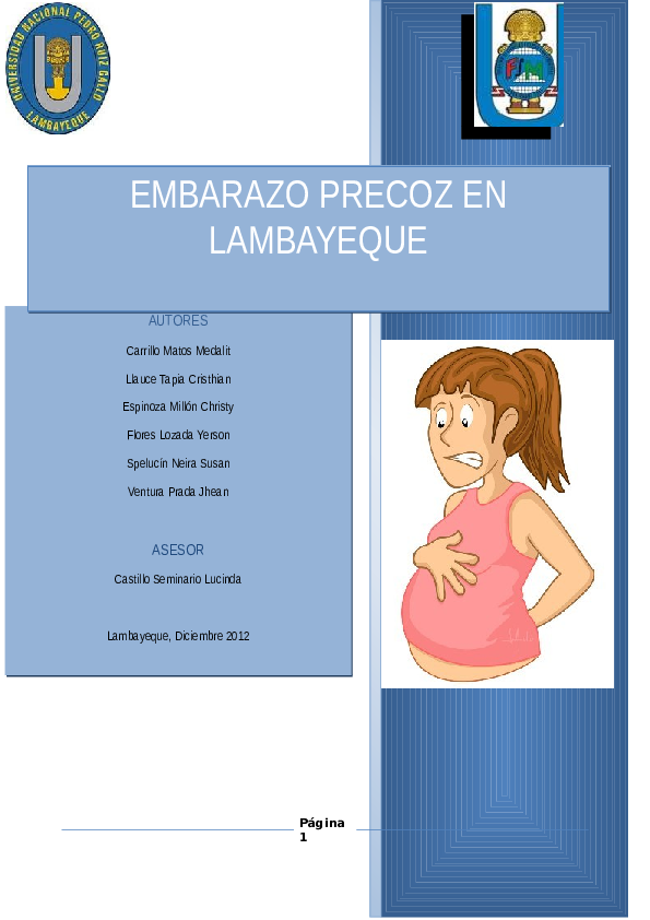 Doc Embarazo Precoz Rectificado Herbert Alonso Castañeda