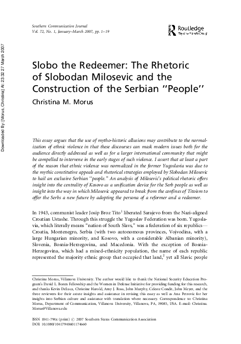 Serbia slobodan milosevic picture