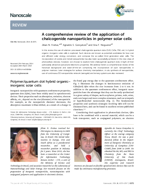 PDF) A comprehensive review of the application of